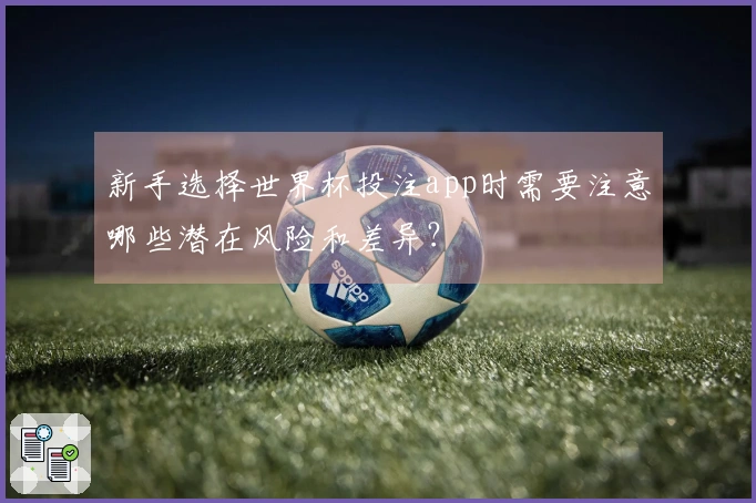 新手选择世界杯投注app时需要注意哪些潜在风险和差异？